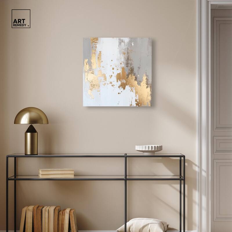 Ghostly Glimmer II Canvas by Art Remedy, Gallery Wrapped