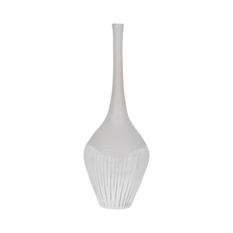 Frosted Flower Glass Vase - Elegant Sculptural Vase for Home Decor