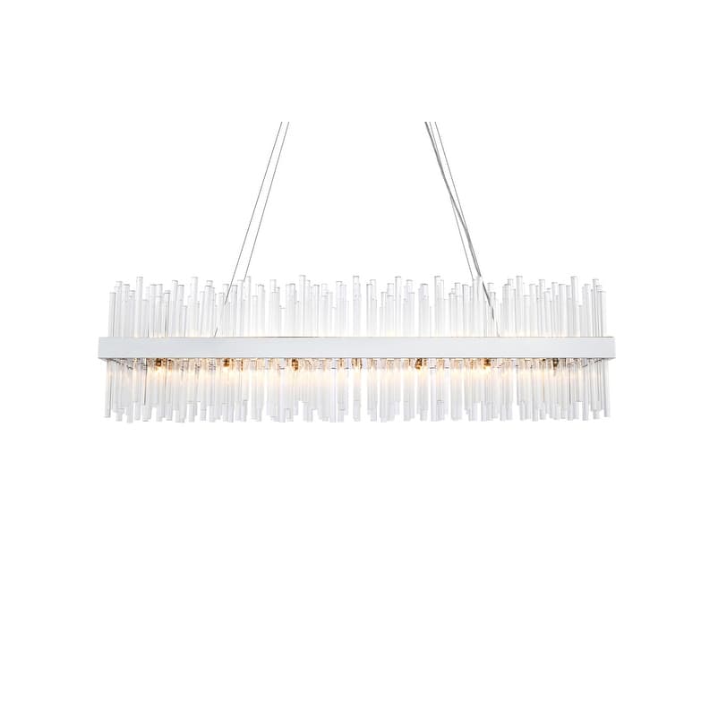 Indigo Home 48 inch rectangle crystal pendant