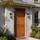 preview thumbnail 3 of 20, 2-pack 1-light/2-light Metal Outdoor Wall Sconce Weather-resistant Medium - Black