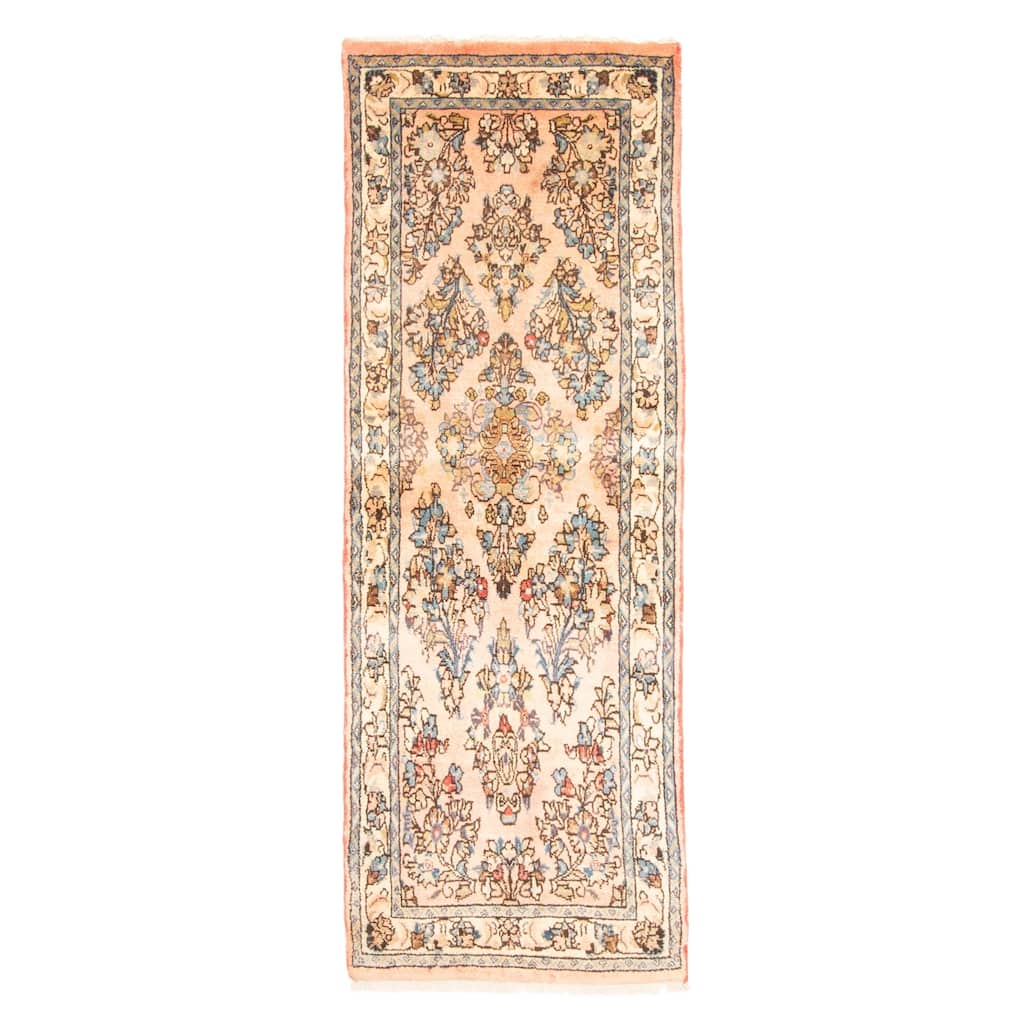 ECARPETGALLERY Hand-knotted Kayseri Copper Wool Rug - 2'0 x 5'8