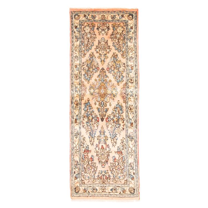 ECARPETGALLERY Hand-knotted Kayseri Copper Wool Rug - 2'0 x 5'8