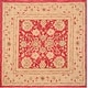preview thumbnail 17 of 170, SAFAVIEH Anatolia Angeline Traditional Oriental Hand-spun Wool Rug 6' Square - Red/Ivory - Square
