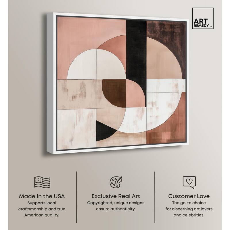 Modern Shapes I Canvas by Art Remedy