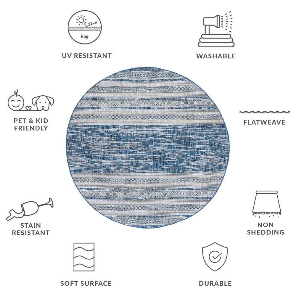 SAFAVIEH Courtyard Lysanne Indoor /Outdoor Waterproof Patio Backyard Rug