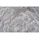 Chryso Collection Faux Fur Pillow with Foil Accents