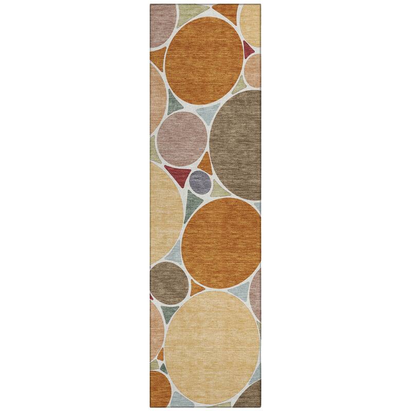 Machine Washable Indoor/ Outdoor Contemporary Rowan Chantille Rug