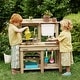 preview thumbnail 2 of 10, Tiny Land® Mud Kitchen - DuoPlay Outdoor Play Kitchen for Kids