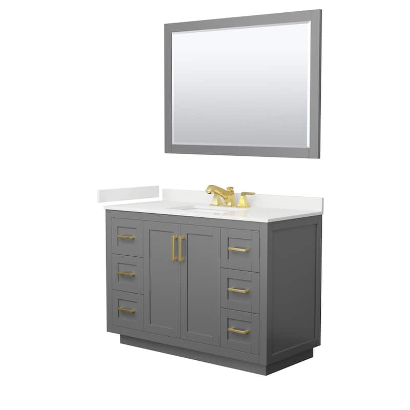 Wyndham Collection WCF292948S-QTZ-US3M46 Miranda 48" Free Standing