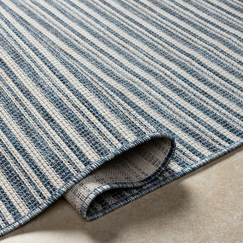 Livabliss Hampton Indoor/ Outdoor Classic Striped Area Rug