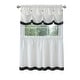 preview thumbnail 2 of 18, Lana Window Curtain Tier Pair and Valance Set