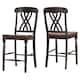 Option Antique Black Scroll Back