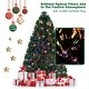 preview thumbnail 10 of 19, Costway 3/4/5/6 Ft Pre-Lit Fiber Optic PVC Christmas Tree Plastic