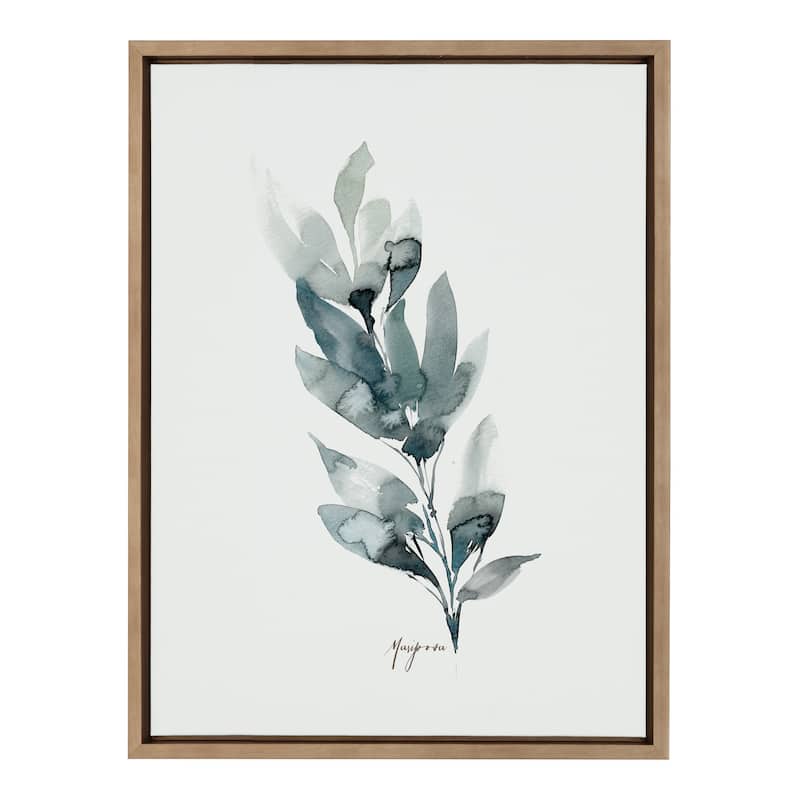 Kate and Laurel Sylvie Wild Mariposa Framed Canvas by Sara Berrenson