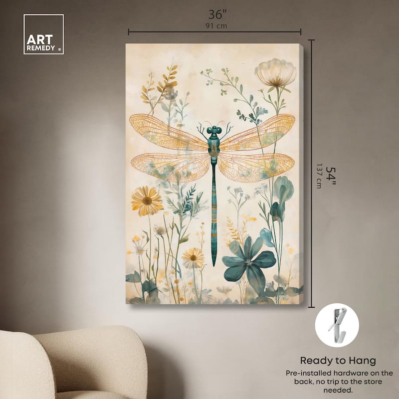 Flight of Fancy Canvas by Art Remedy, Gallery Wrapped
