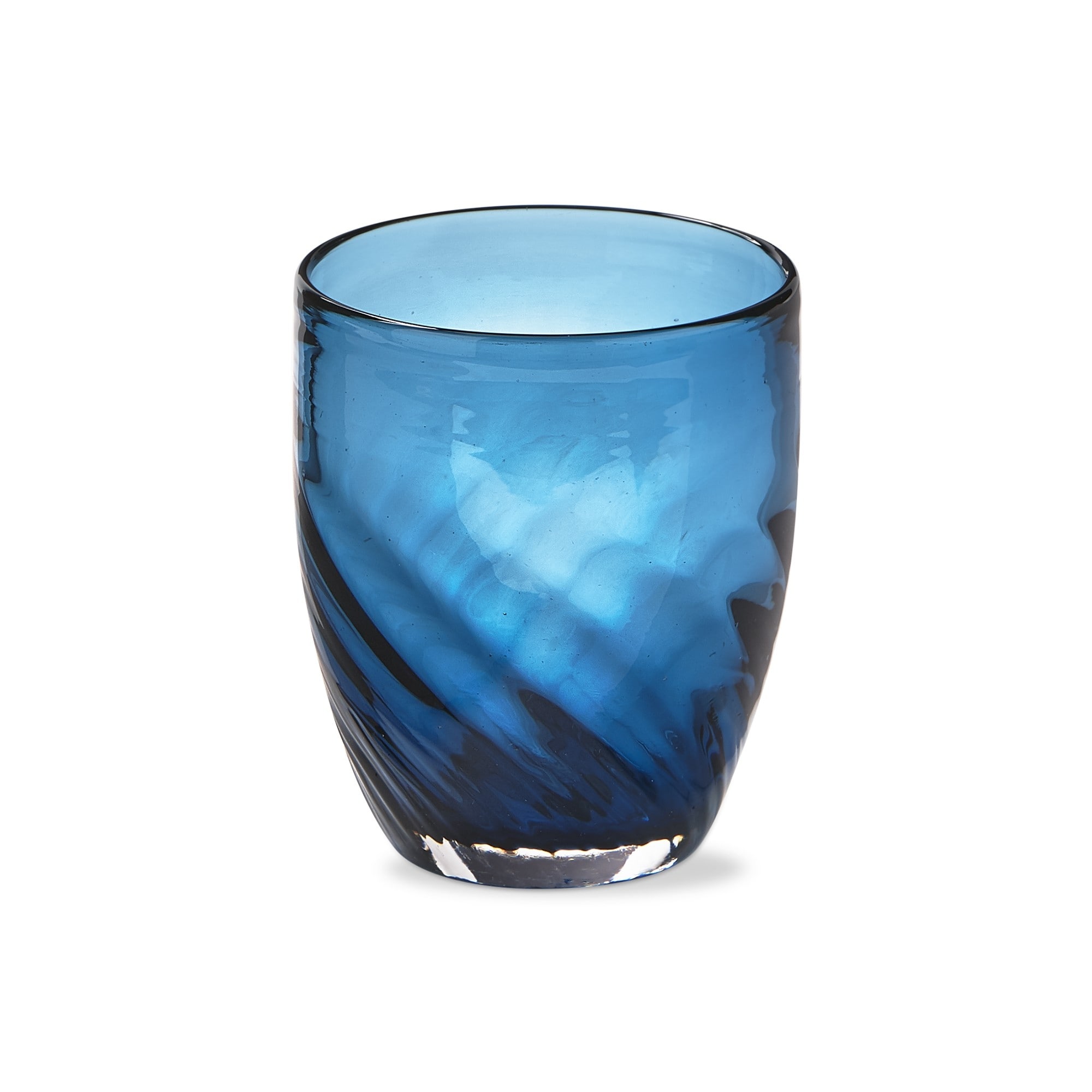12 oz. Optic Everything Glass Solid Blue Denim Dishwasher Safe Beverage Glassware Dinner Party Wedding Resturant