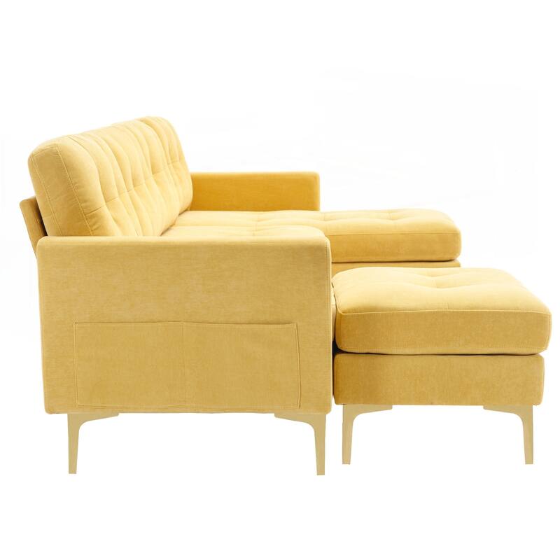 110inch L-Shape Convertible Sectional Sofa Couch