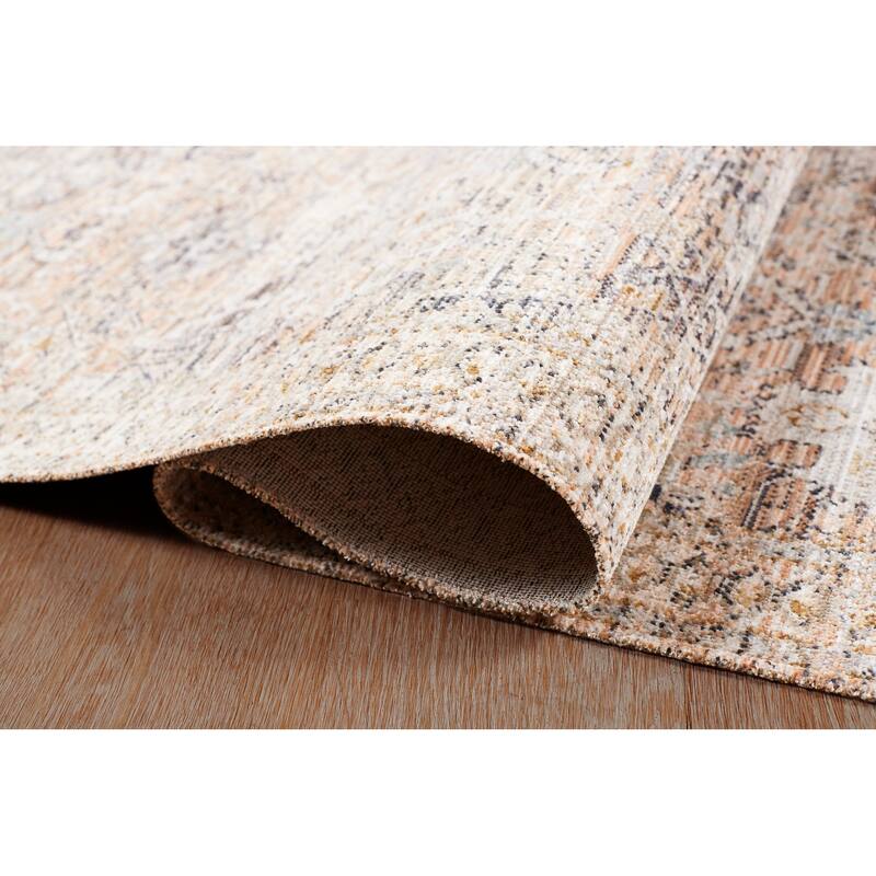 Terra by Obeetee Ava Vintage Caspian Blush Rug