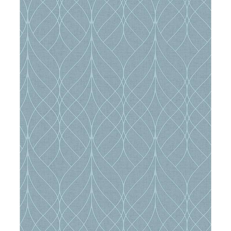 Advantage Hartley Blue Geo Wallpaper