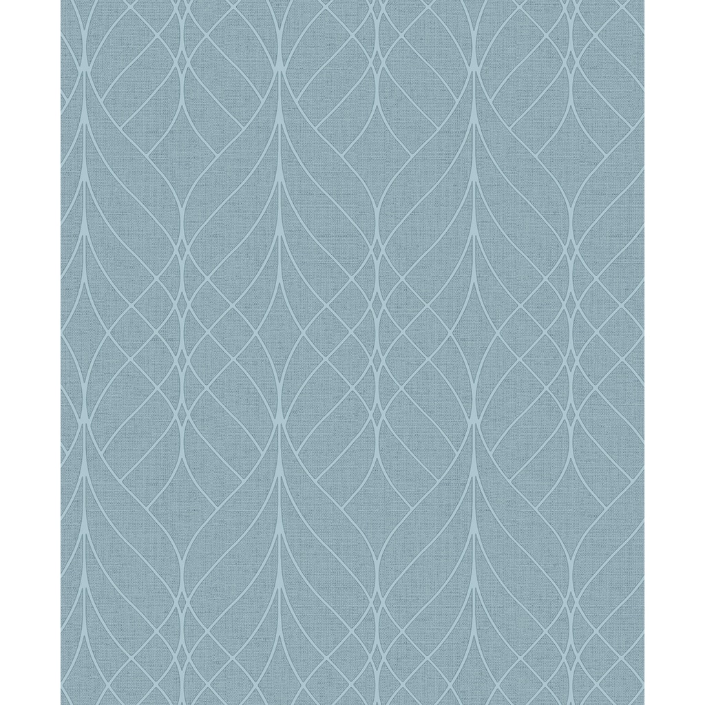 Advantage Hartley Blue Geo Wallpaper