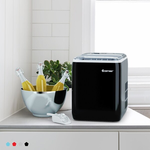 costway self cleaning ice maker