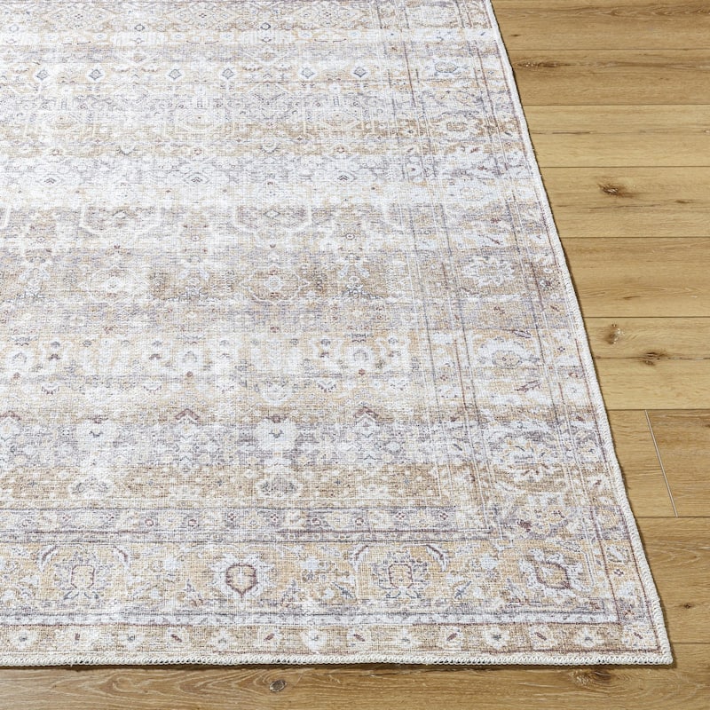 Livabliss Amelie Washable Traditional Area Rug