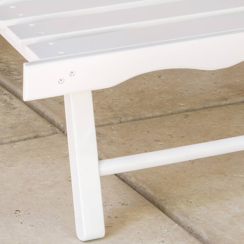 Rustic Acacia Wood Folding Adirondack Chair