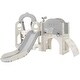 preview thumbnail 19 of 24, Toddler Slide and Swing Set 8 in 1 Grey+White