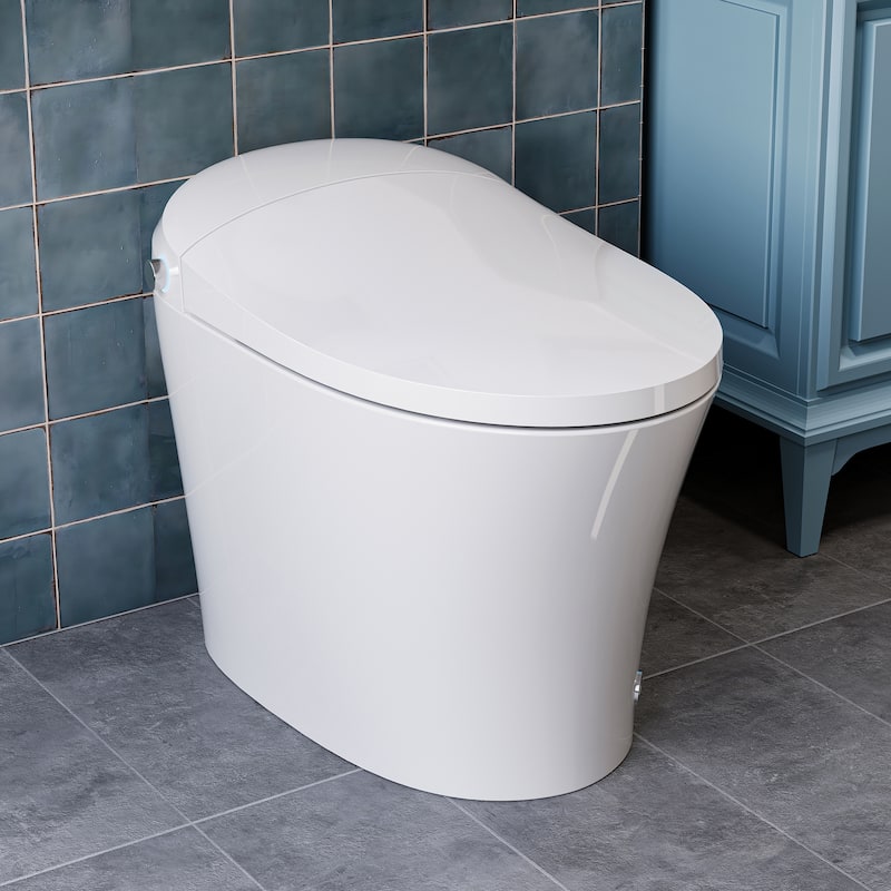 HOROW T10 One-piece Smart Toilet with Heated Seat, Pre-wet, Dual Flush - 12'' rough in - White