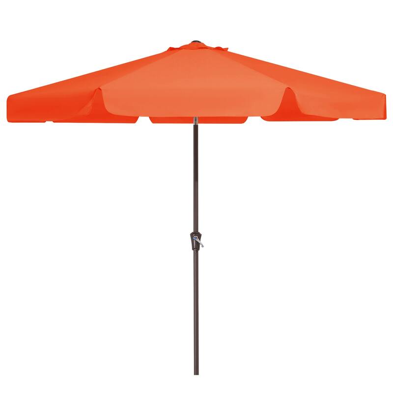 10ft Patio Market Umbrella with UV-Resistant and Sagging Edge Designed