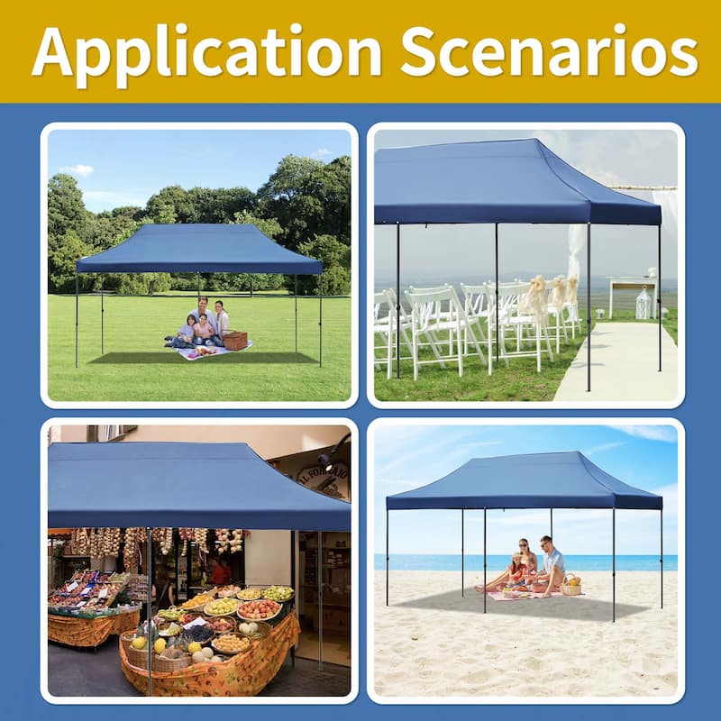10x20 Pop Up Heavy Duty Party Tent,UV and Waterproof Protection