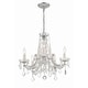 preview thumbnail 6 of 9, Crystorama Lighting Group Maria Theresa 5 Light 20" Wide Chandelier