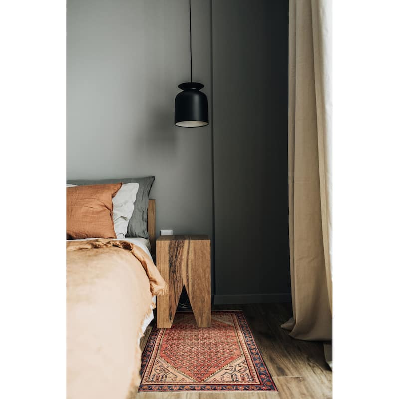 ECARPETGALLERY Hand-knotted Andelz Copper Wool Rug - 3'2 x 5'2