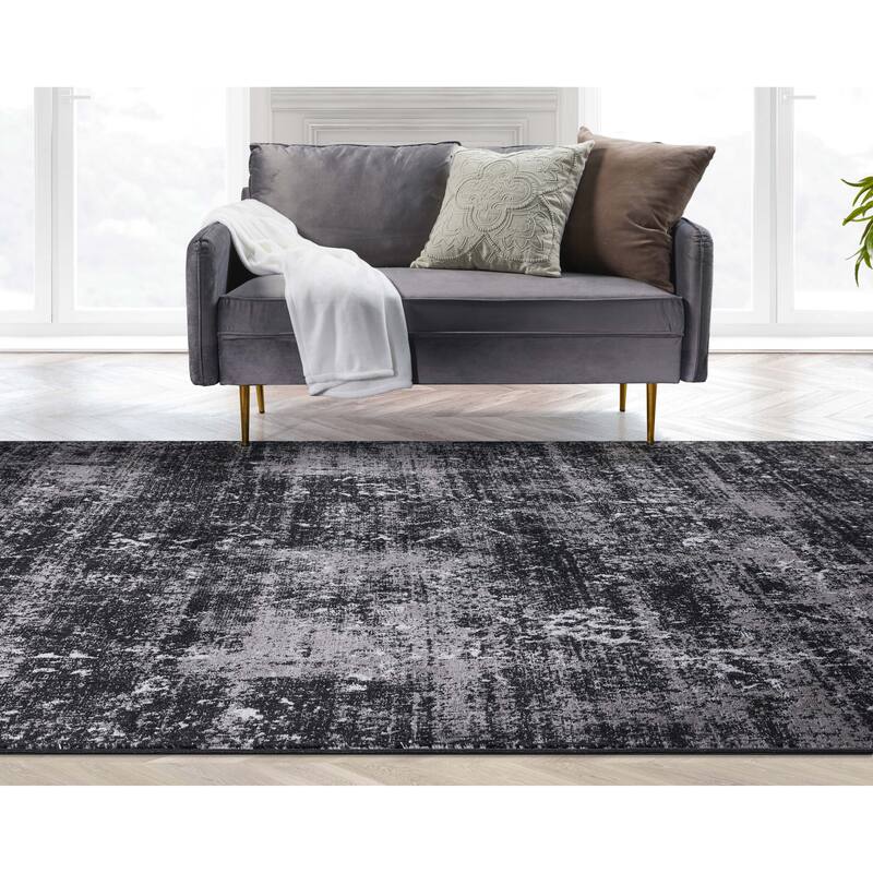 Well Woven Zazzle Thiva Vintage Oriental Floral Pattern Area Rug