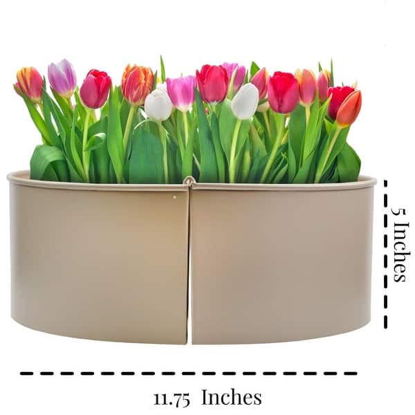self watering plant systems Optimara MiniGarden Geometric Self-Watering System (4.25" Shallow Pot-   Optiflora