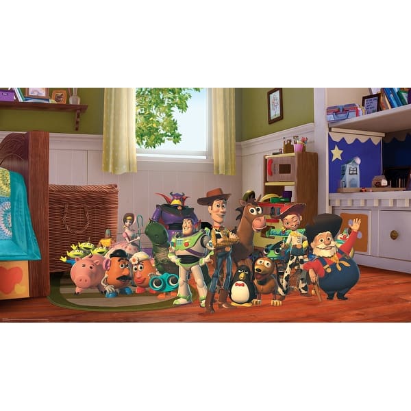 slide 2 of 5, Toy Story Peel and Stick Mural by RoomMates
