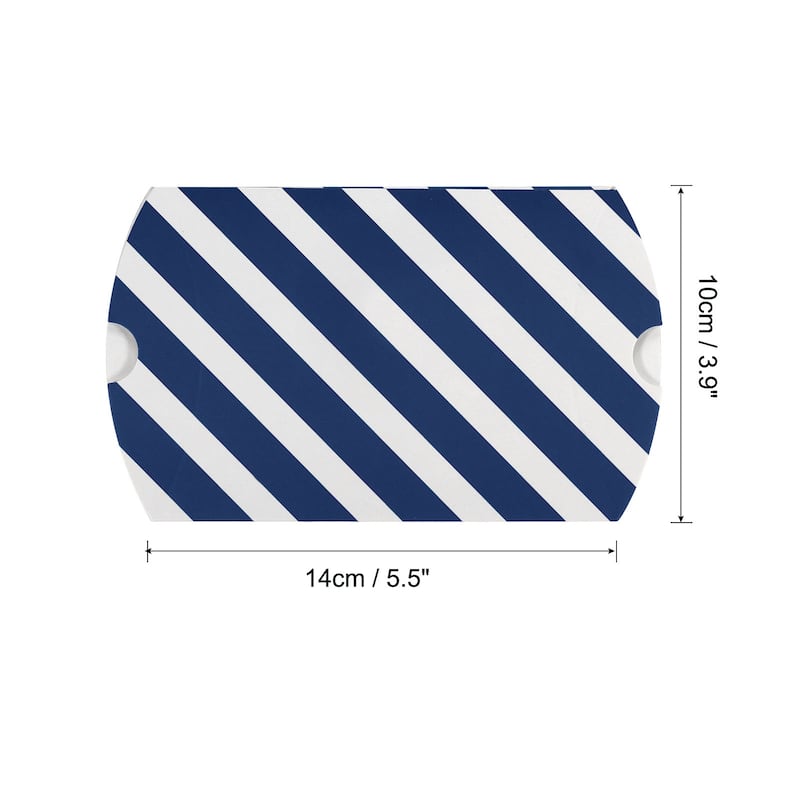 Pillow Boxes, 20Pcs Wedding Gift Boxes 5.5 x 3.9 Inch for Wedding Blue