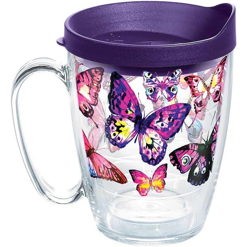 Tervis Butterfly Passion Made in USA Double Walled Insulated Travel Tumbler, Classic - 16oz Mug - 16oz Mug
