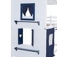 preview thumbnail 10 of 28, [Impression & Beautiful] Twin Size Bunk Wood House Bed with Elegant Windows, Sills and Tent