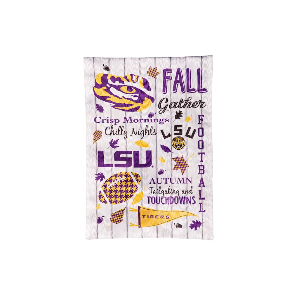 Louisiana State University, Moire Flag, Garden, Fall Seasonal