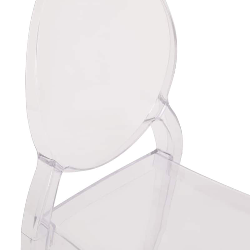 Set of 4 Extra Wide Resin All-Weather Banquet Chairs - 20.5"D x 17"W x 37.25"H
