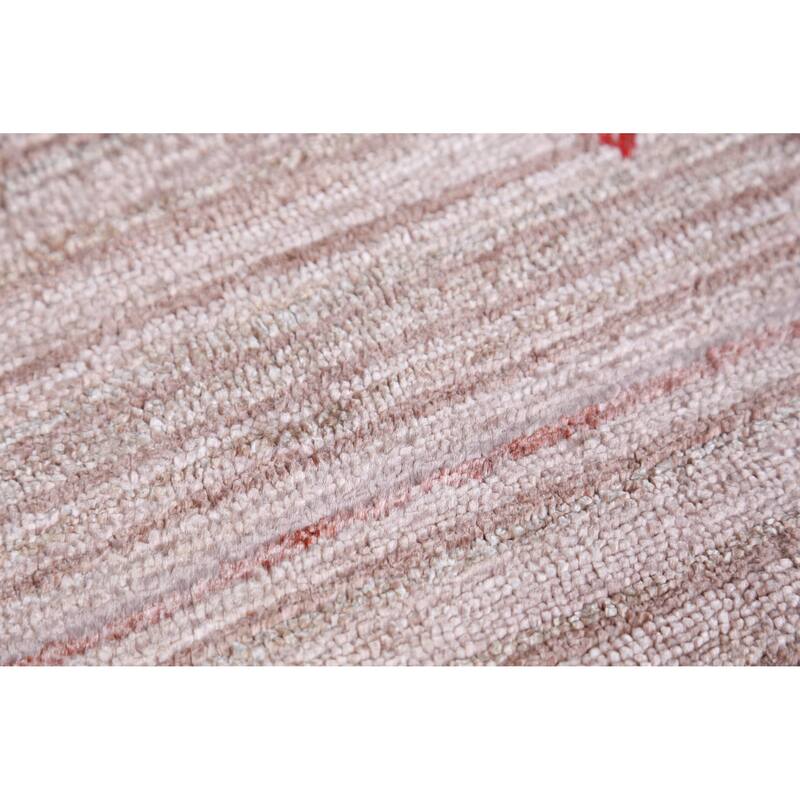Hand Knotted Oriental 100% Wool Carpet Tribal Tribal Brown Gabbeh Area Rug - 8' 0'' X 8' 1''