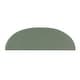 preview thumbnail 7 of 10, DH BASIC Contemporary Brown Decorative 1-Shelf Half-moon Console Table