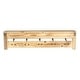 preview thumbnail 6 of 14, Multicolored Wood Farmstyle Coat Rack with Shelf - W: 31.5" x D: 8" x H: 5"