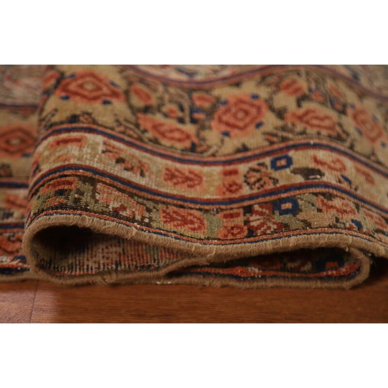 Pre-1900 Antique Afshar Persian Area Rug Vegetable Dye Wool Carpet - 4'0"x 6'1"