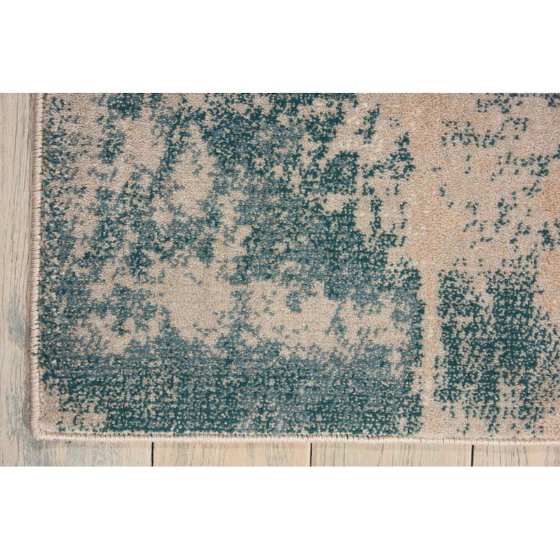 Power Loomed Abstract Modern Stain Resistant Area Rug - 70' X '46' X '0.5