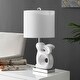 preview thumbnail 34 of 33, SAFAVIEH Kids Lighting 19" Ruby Rabbit Lamp - 10.3"x10"x19"