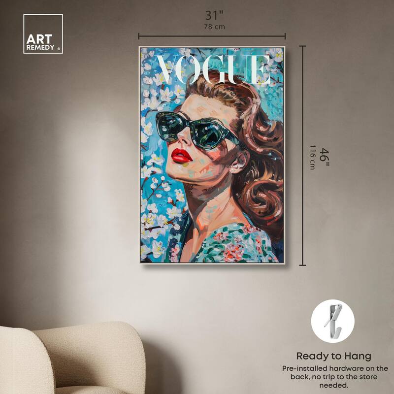 Autumn Blossom Icon Canvas by Art Remedy
