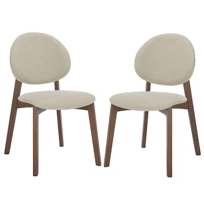 SAFAVIEH COUTURE Kayleen Wood Dining Chair (Set of 2) - 19"W x 23"D x 33"H