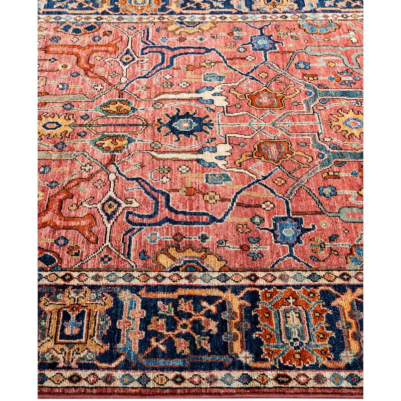 Serapi One-of-a-Kind Hand-Knotted Area Rug - Pink - 4' 2" x 5' 10"